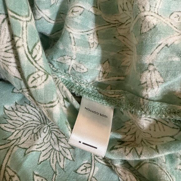 J. Jill Mint Green Floral Tunic - Picture 9 of 9